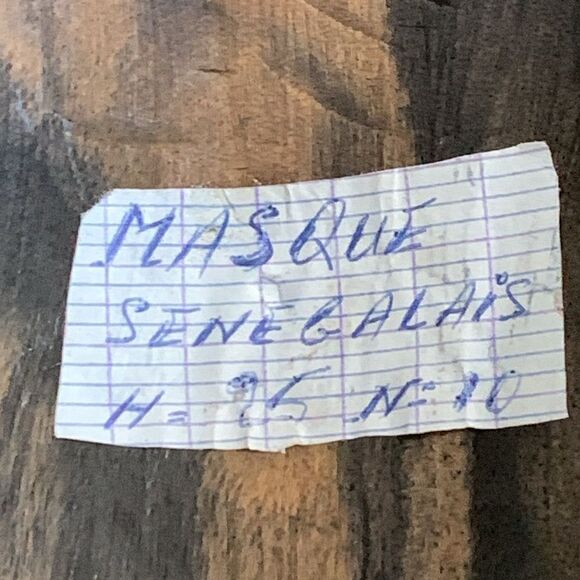 Hand Carved Wooden Senagalese Mask - Picture 15 of 17